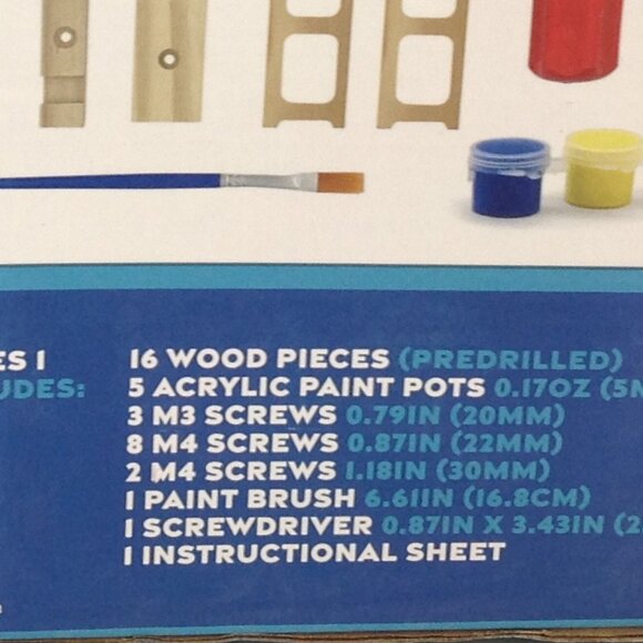 Fire Truck Wood Craft Kit - a Fun and Engaging Activity for Children - Picture 3 of 4